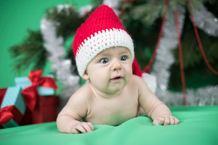 Happy Santa Christmas baby