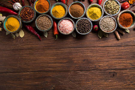 Frame, Herbs and spicesの写真素材