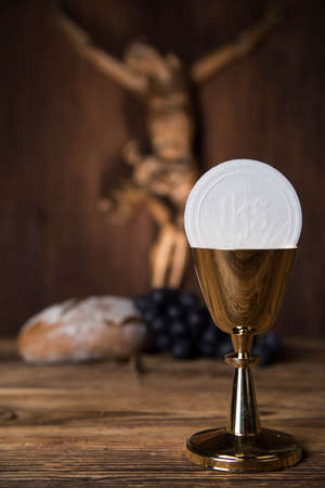 First communion backgroundの写真素材