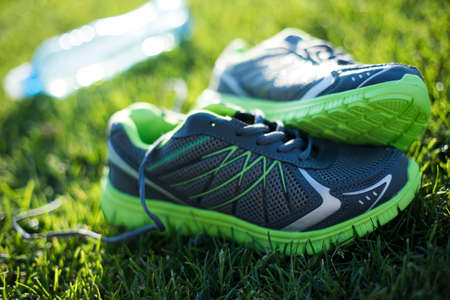 Runner shoes, Healthy lifestyle, training conceptの写真素材