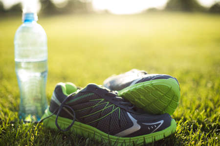 Runner shoes, Healthy lifestyle, training conceptの写真素材