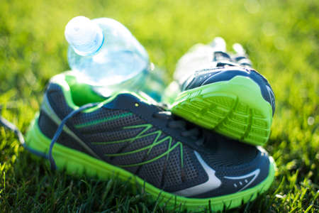 Runner shoes, Healthy lifestyle, training conceptの写真素材