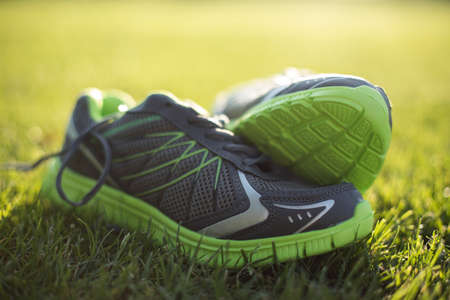 Runner shoes, Healthy lifestyle, training conceptの写真素材