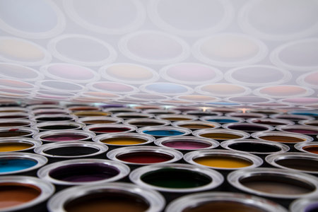 Color palette, can background