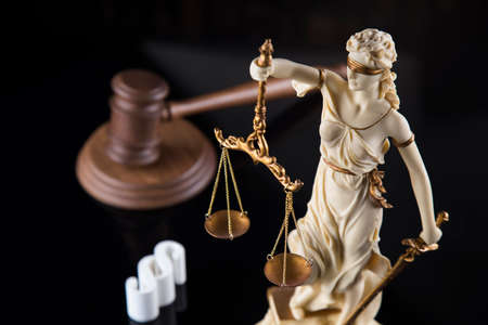 Lady of justice, Law and justice conceptの写真素材