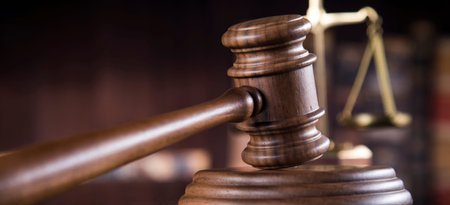 Gavel,Law theme, mallet of judge concept