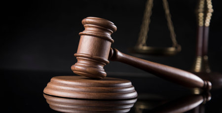 Mallet, legal code and statue of justice, Law concept