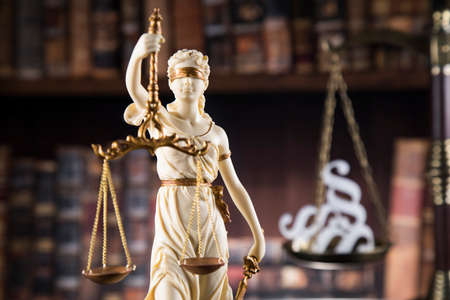 Lady of justice, Law and justice conceptの写真素材
