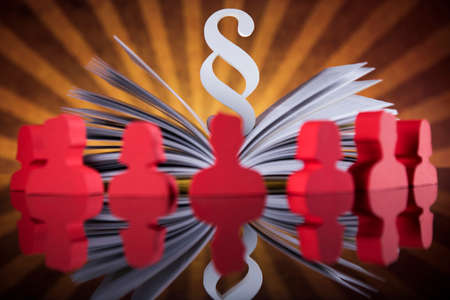 People, Court gavel,Law theme, mallet of judge and paragraph signの写真素材