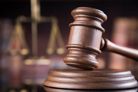 Mallet, legal code and statue of justice, Law conceptの写真素材