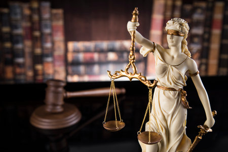 Lady of justice, Law and justice concept