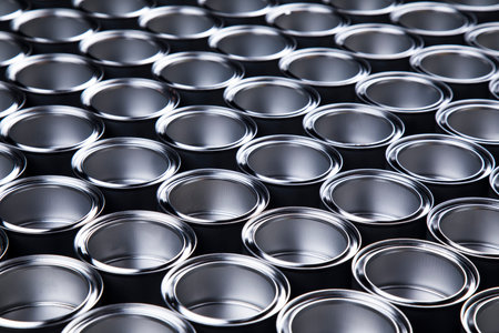 Metal tin paint cans