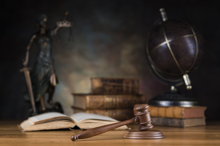 Justice statue, Law and justice conceptの写真素材