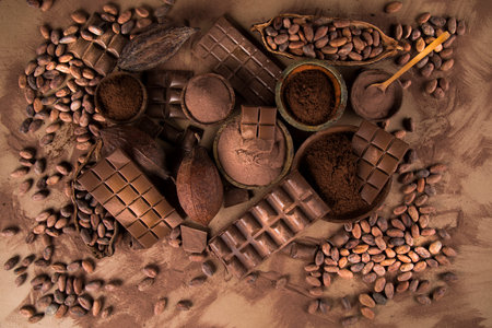 Set of Chocolate candies collection