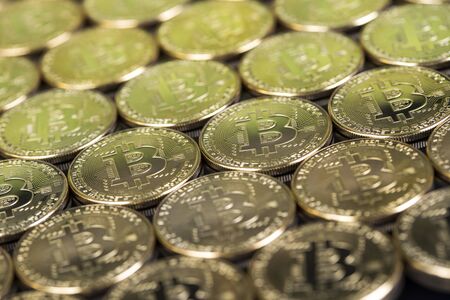 Cryptocurrencys new digital money, Bitcoin Coinの写真素材