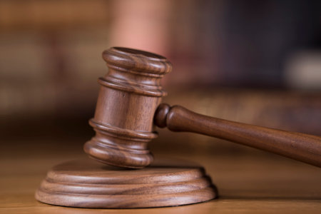 Mallet, Law, legal code and scales of justice concept