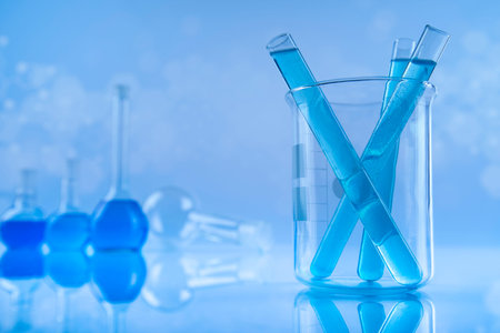 Glassware, Laboratory beakers, Science experiment