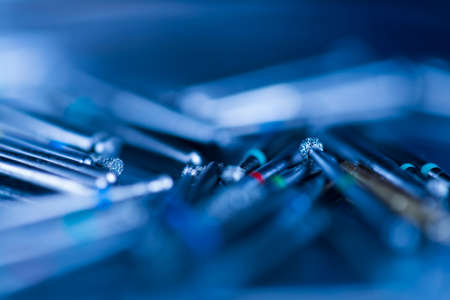 Dental care symbols, Stomatology equipmentの写真素材