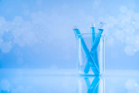 Glassware, Laboratory beakers, Science experimentの写真素材