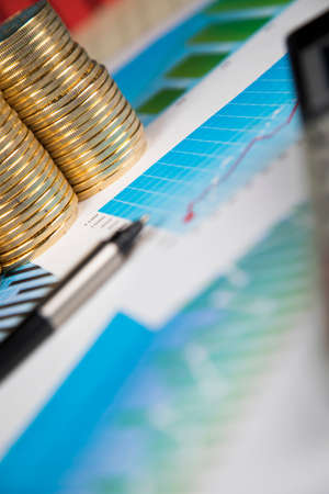 Financial chart, Cryptocurrency, Virtual money backgroundの写真素材