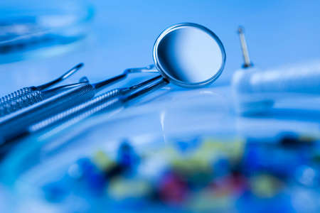 Stomatology equipment for dental careの写真素材