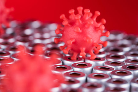 Virus close up, coronavirus concept