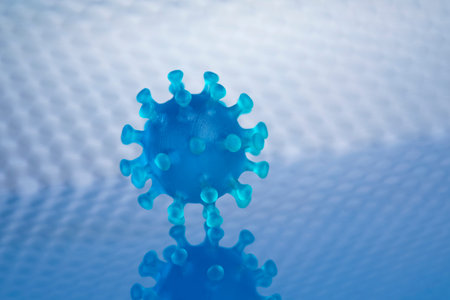 Virus close up, coronavirus concept