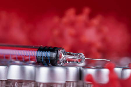 Pandemic medical health risk concept, corona virusの写真素材