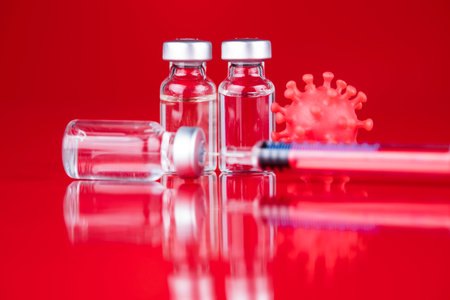 Virus close up, coronavirus conceptの写真素材