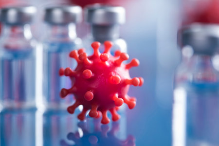 Coronavirus, vaccine, Healthcare cure conceptの写真素材