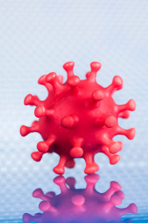 Virus close up, coronavirus conceptの写真素材
