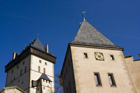 Karlstejn Castle in Czech Republic 

の写真素材