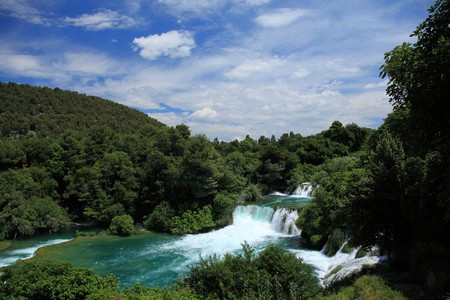 National Park Krka, river Krka, Croatia の写真素材