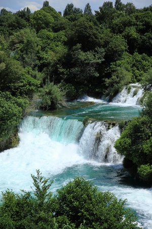 National Park Krka, river Krka,Croatia 
の写真素材