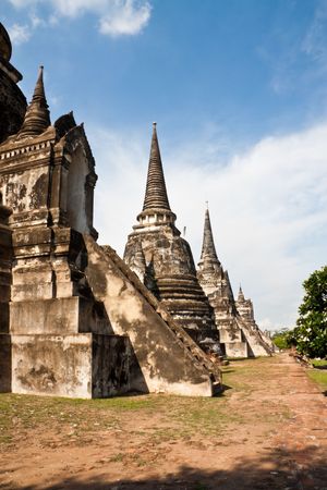 Historic  town of Ayutthaya 9 it a public domain in Thailand の写真素材
