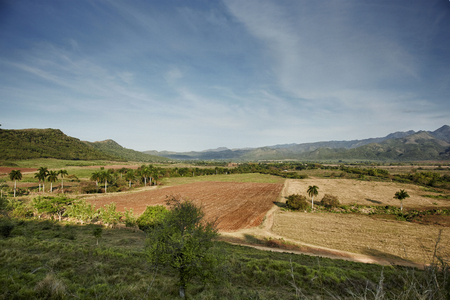 Sugar Mill Valley in Trinidad, Cuba.の写真素材