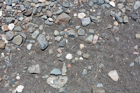 Sea stones background. Natural stone texture, rock wallpaper, background wall