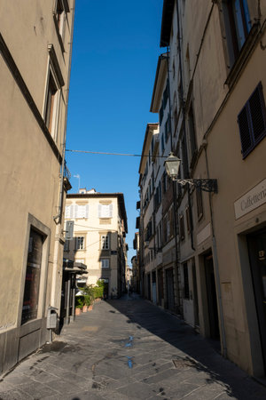 Beautiful small street in provincial Italy.の写真素材