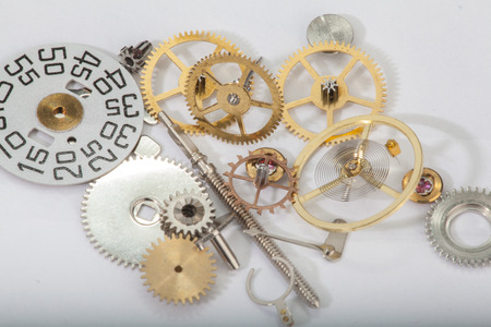 Watch partsの写真素材