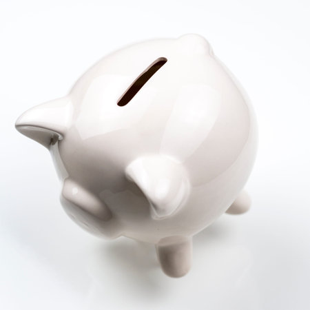 white ceramic pigの写真素材