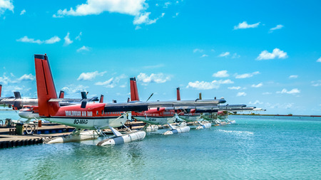 airport for air taxi, maldivesのeditorial素材