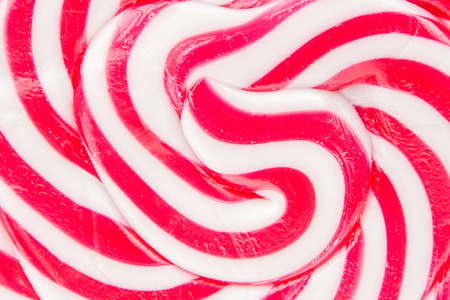 abstract background made red and white lollipopの写真素材