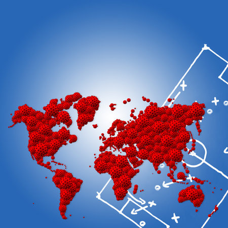 A pandemic of covid corona virus plague that crosses international boundaries, affecting people on a...