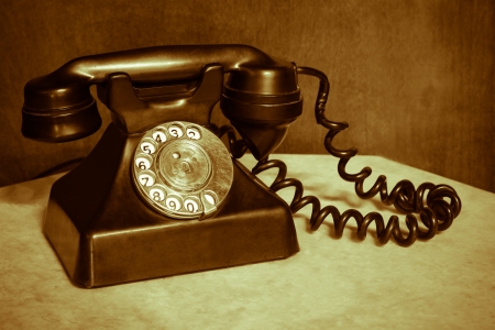 antique telephoneの写真素材