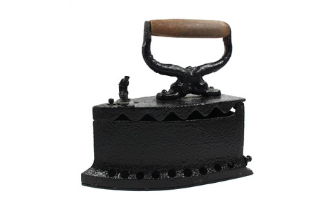 Vintage iron isolated の写真素材