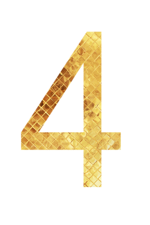 Number of gold wallの写真素材