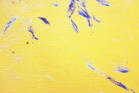 Yellow cement wall background textureの写真素材