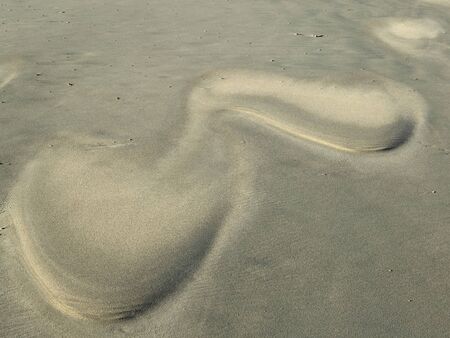 Hartbeat in the sandの写真素材
