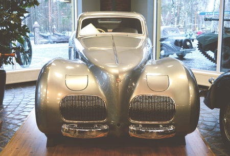 MOSCOW, RUSSIA - JANUARY 6, 2018: Vadim Zadorozhny Technology Museum, car Alfa Romeo model 6C2500 SS