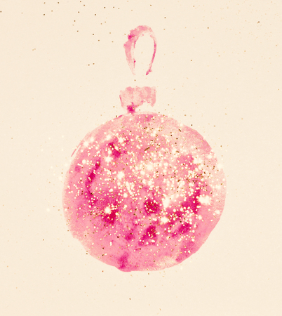 Christmas tree colors in vintage nostalgic colors.の写真素材